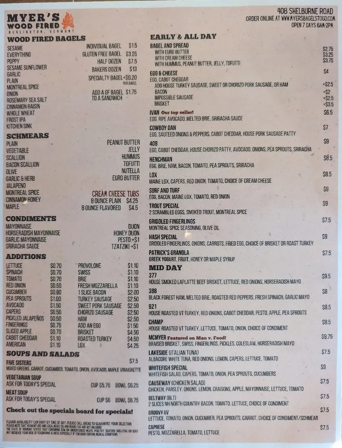 Menu 4