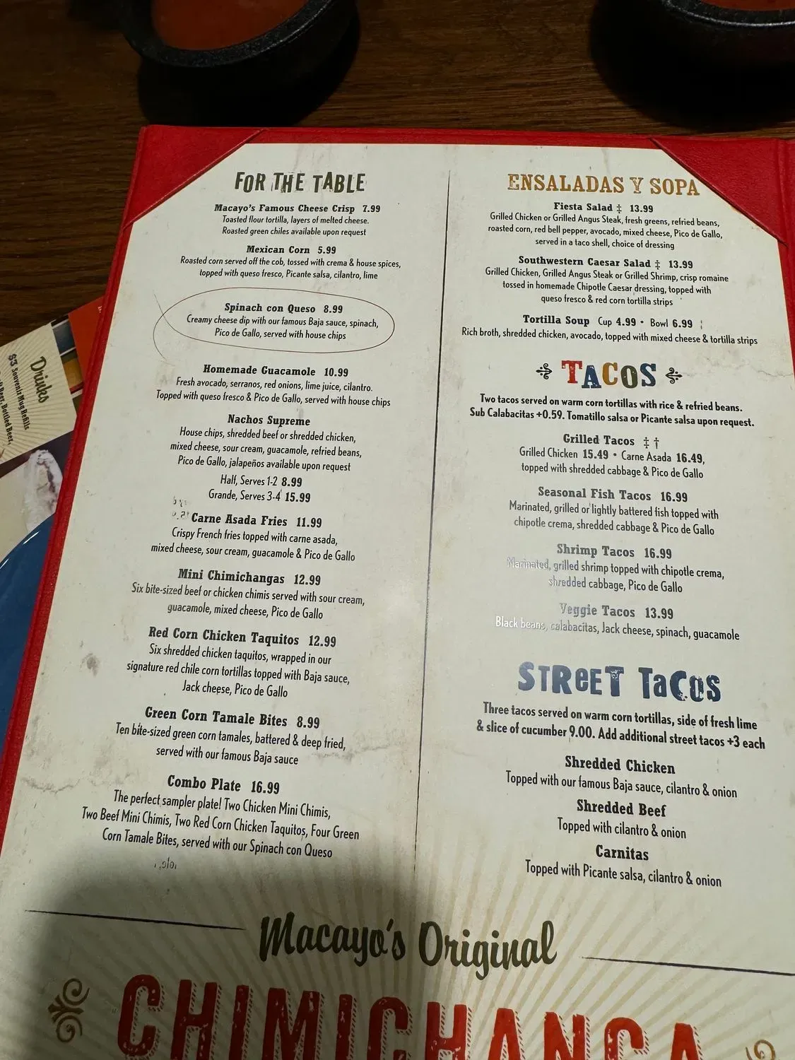 Menu 4