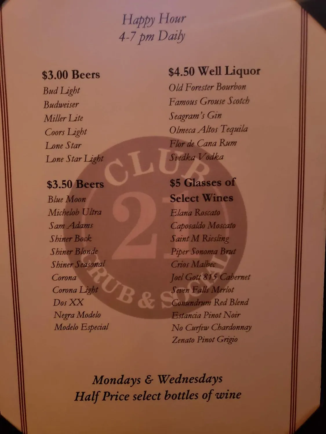 Menu 6