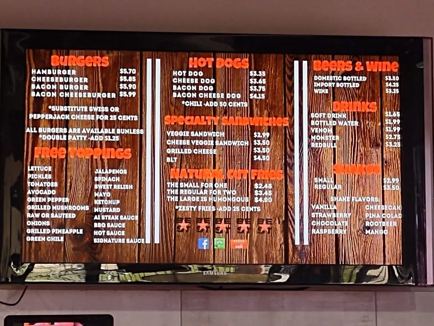 Menu 2