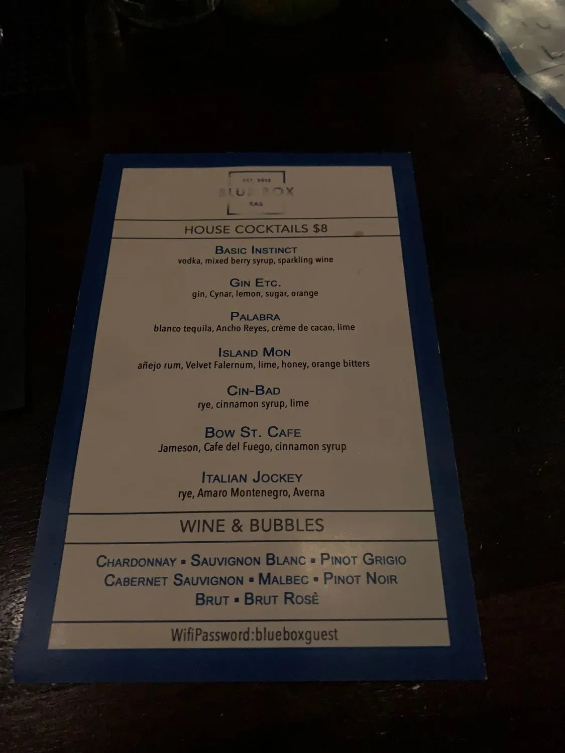 Menu 6