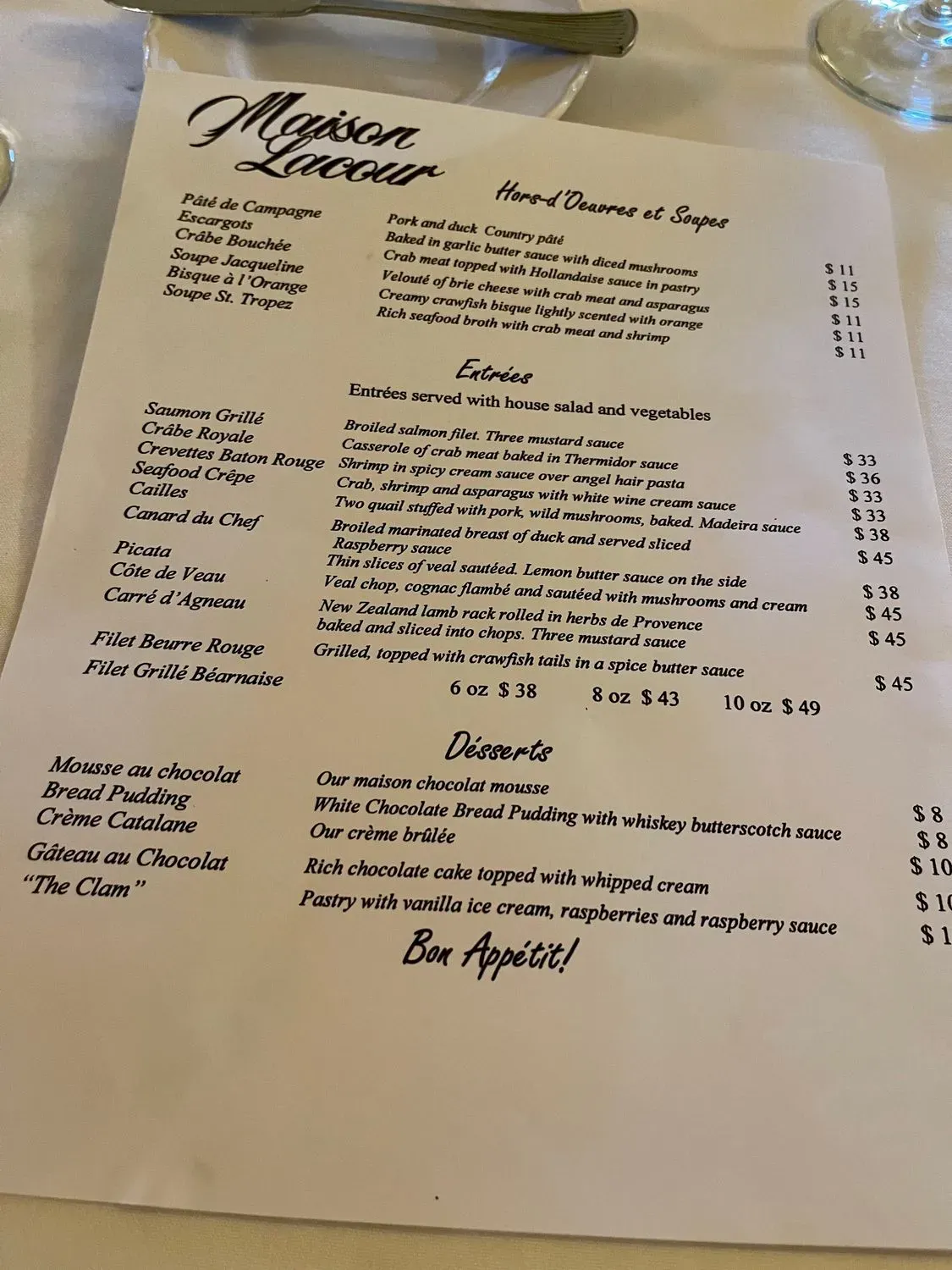 Menu 2