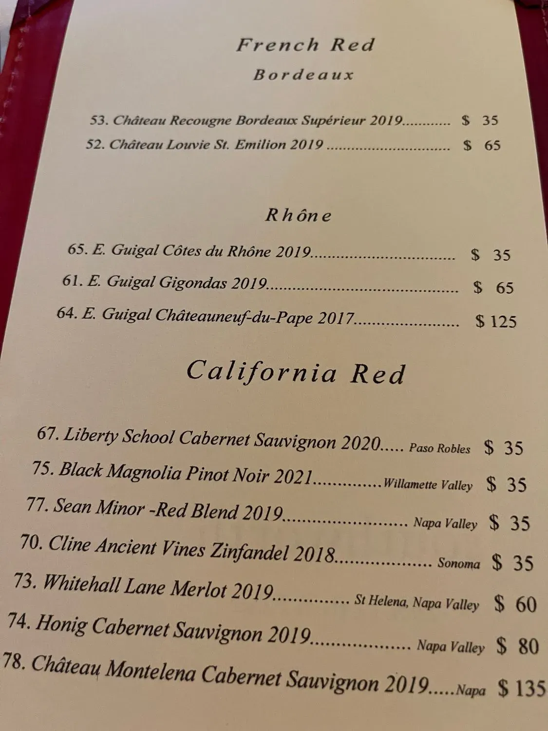 Menu 3