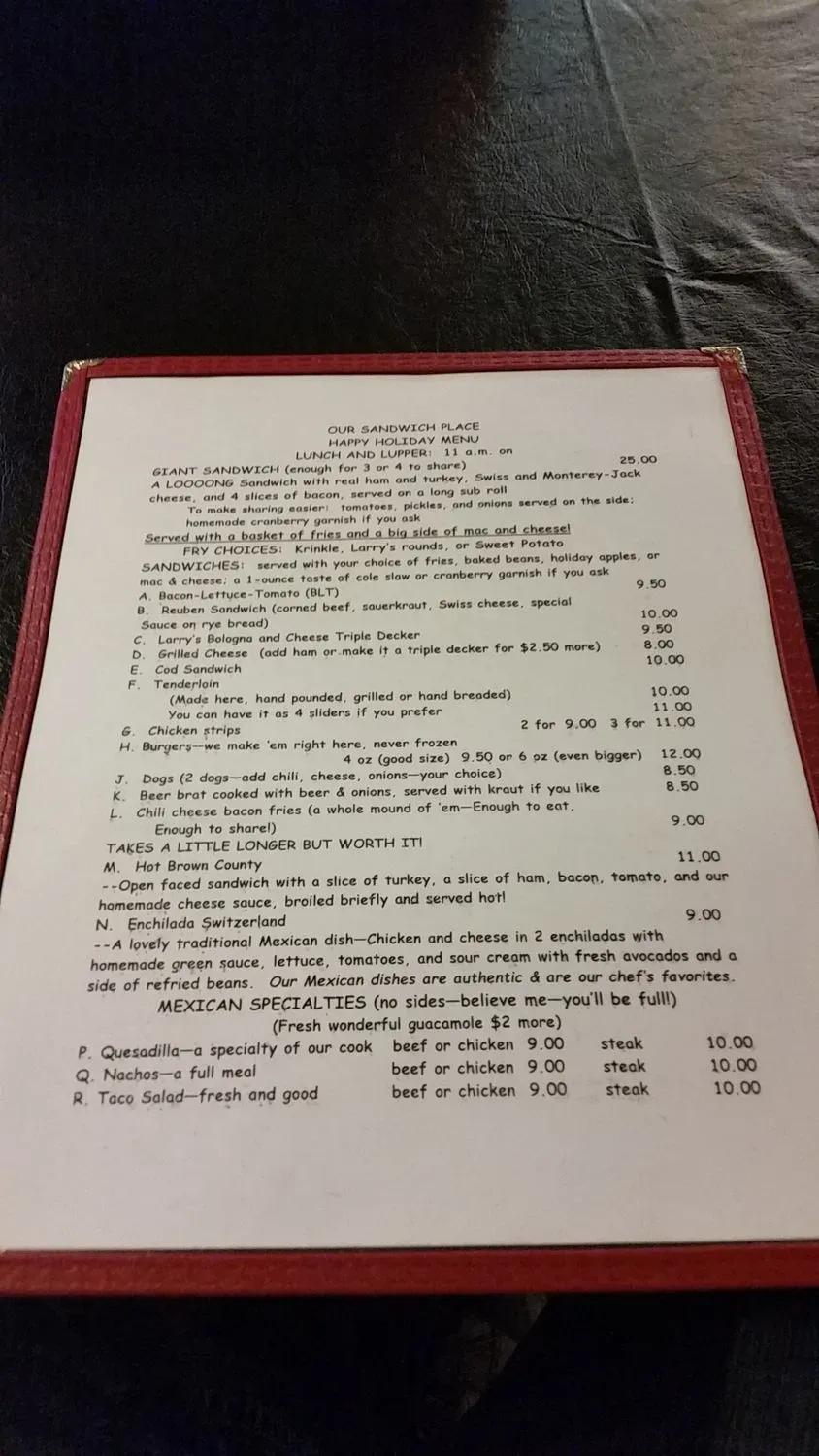 Menu 6