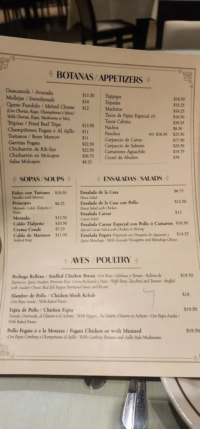 Menu 4