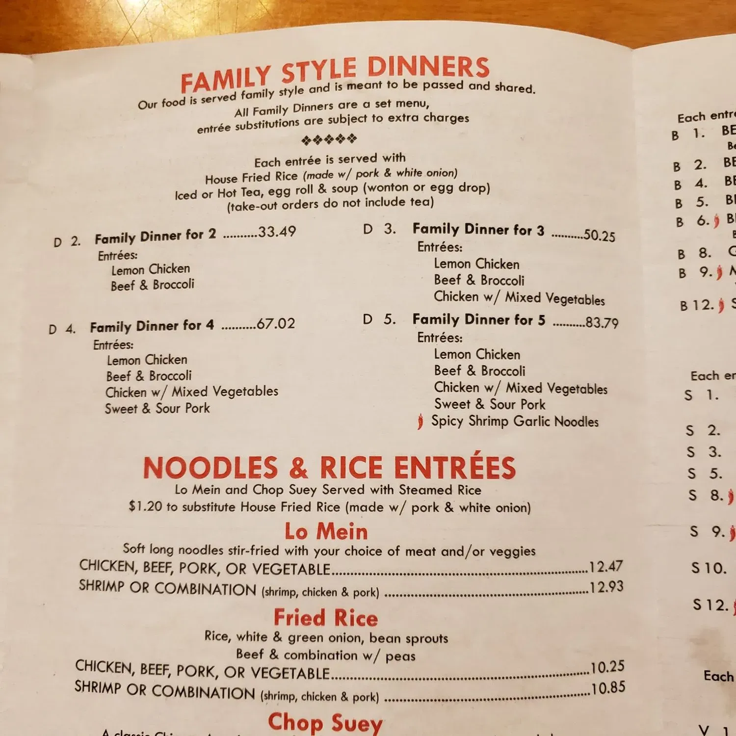 Menu 5