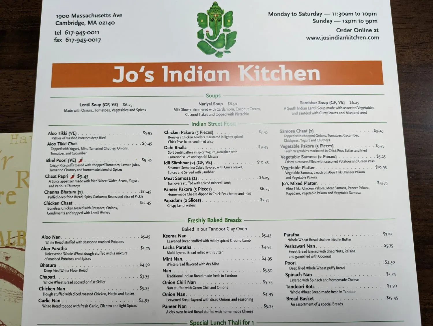 Menu 4