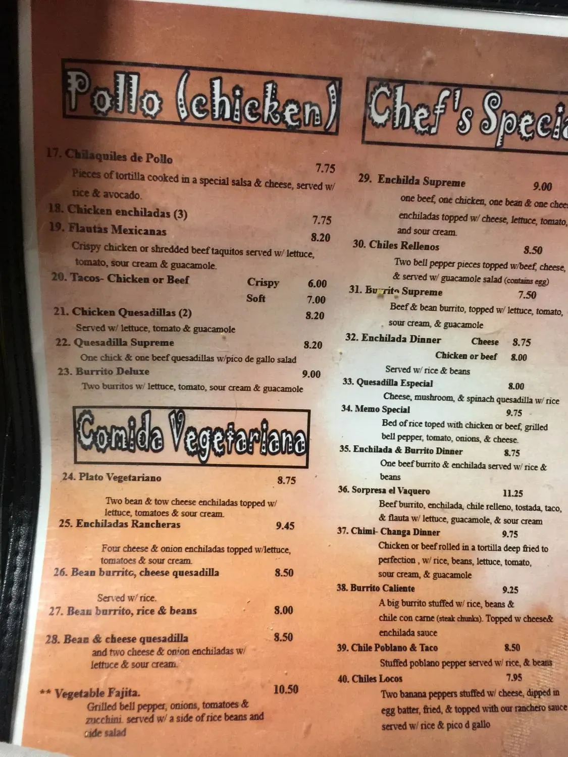 Menu 4