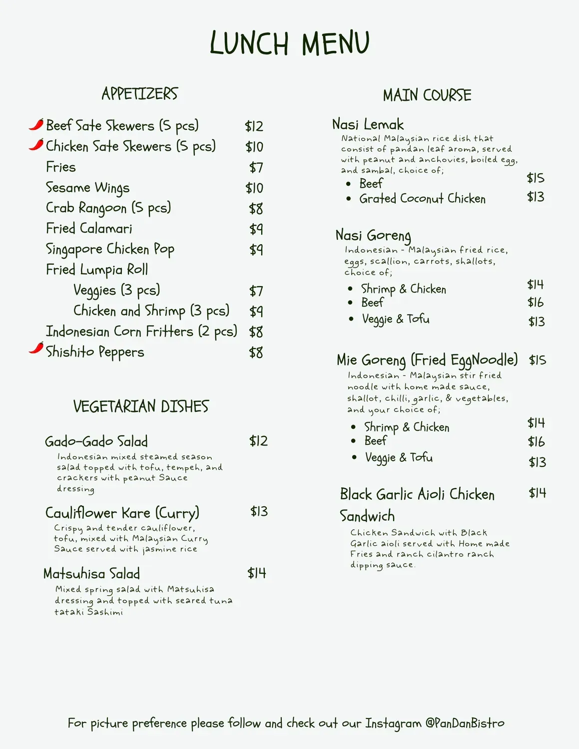 Menu 2