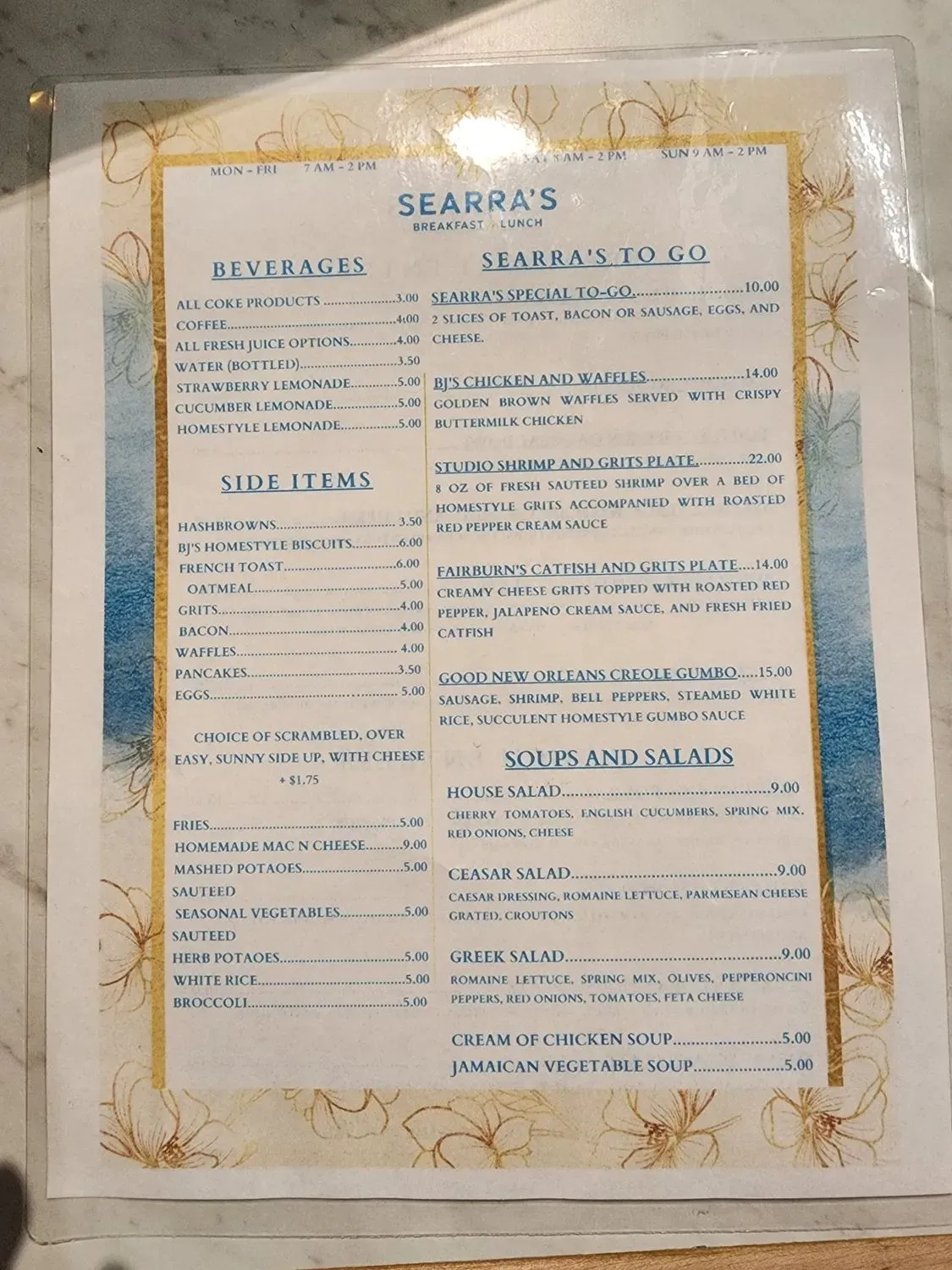 Menu 4