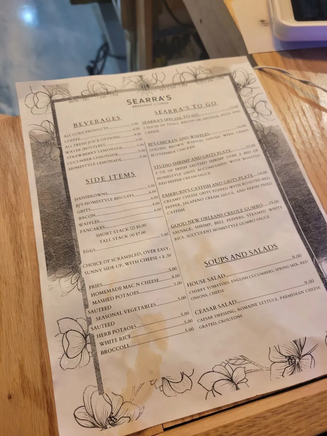 Menu 6