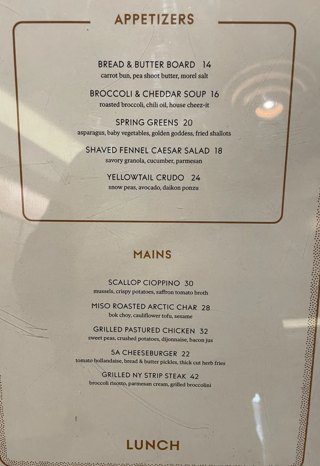 Menu 4