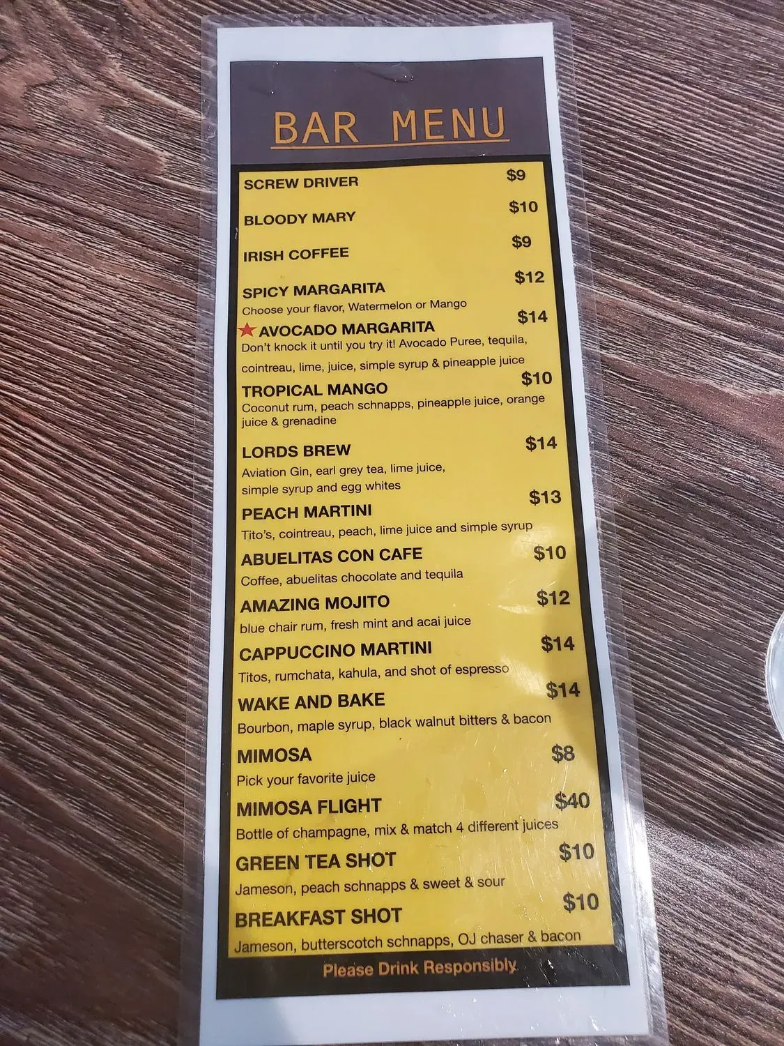 Menu 6