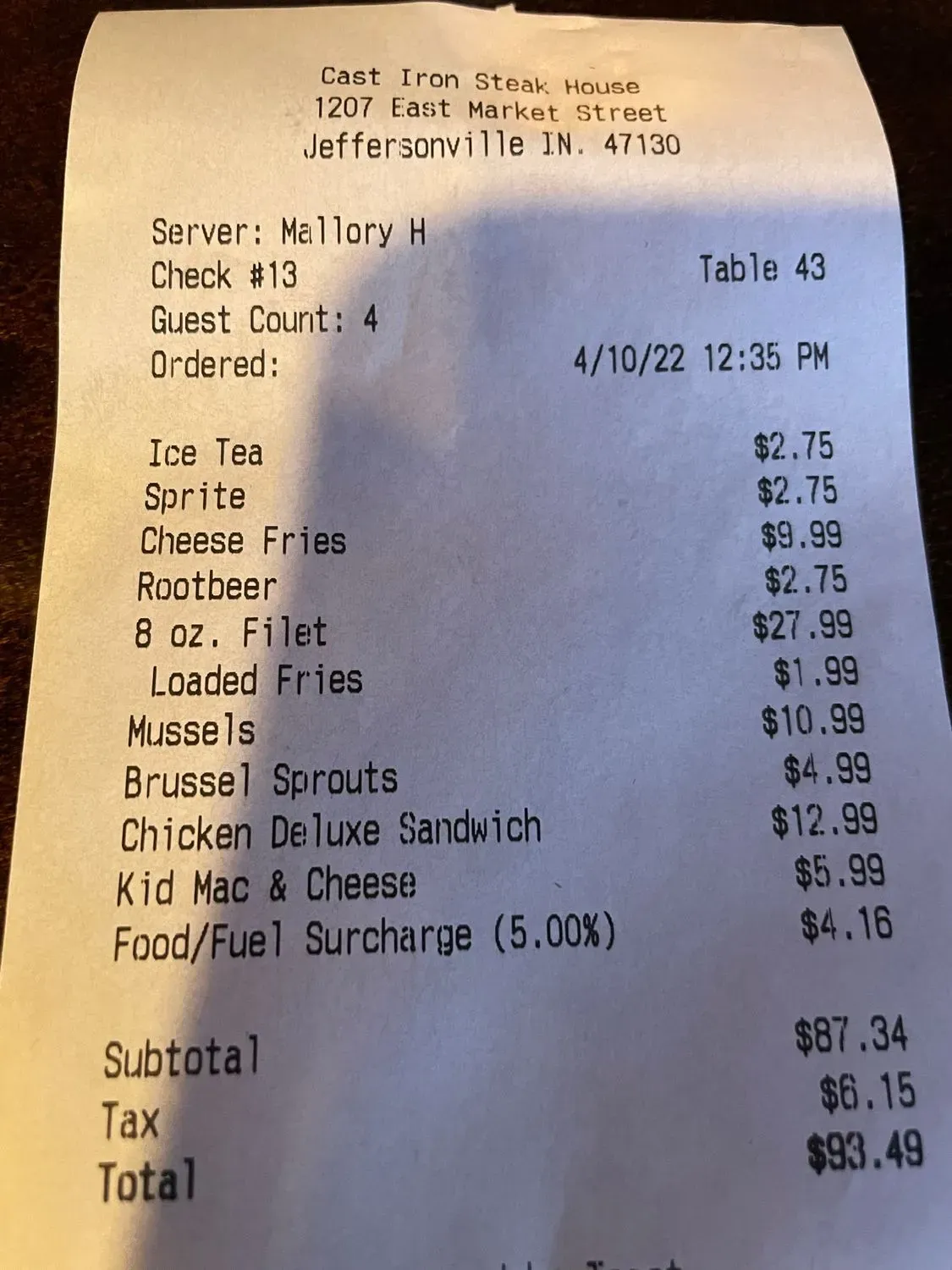 Menu 6