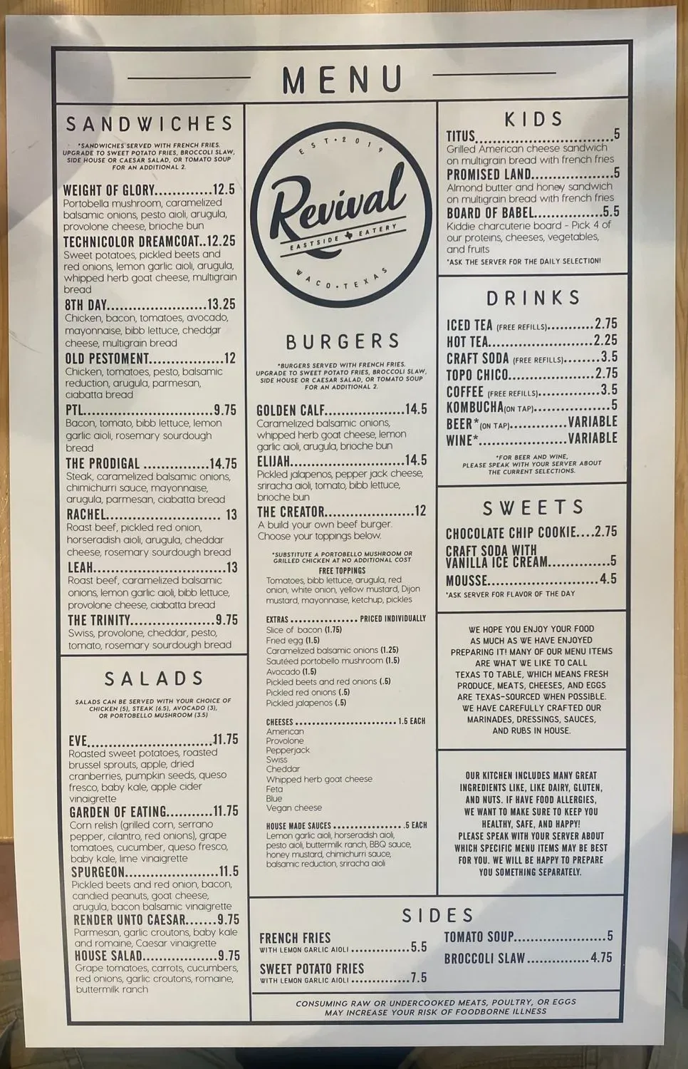 Menu 2