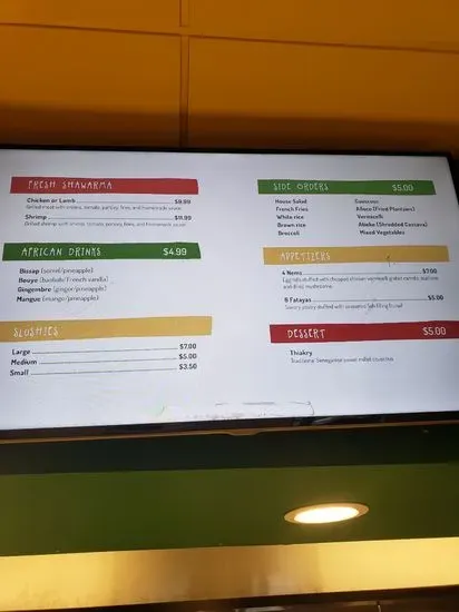 Menu 5