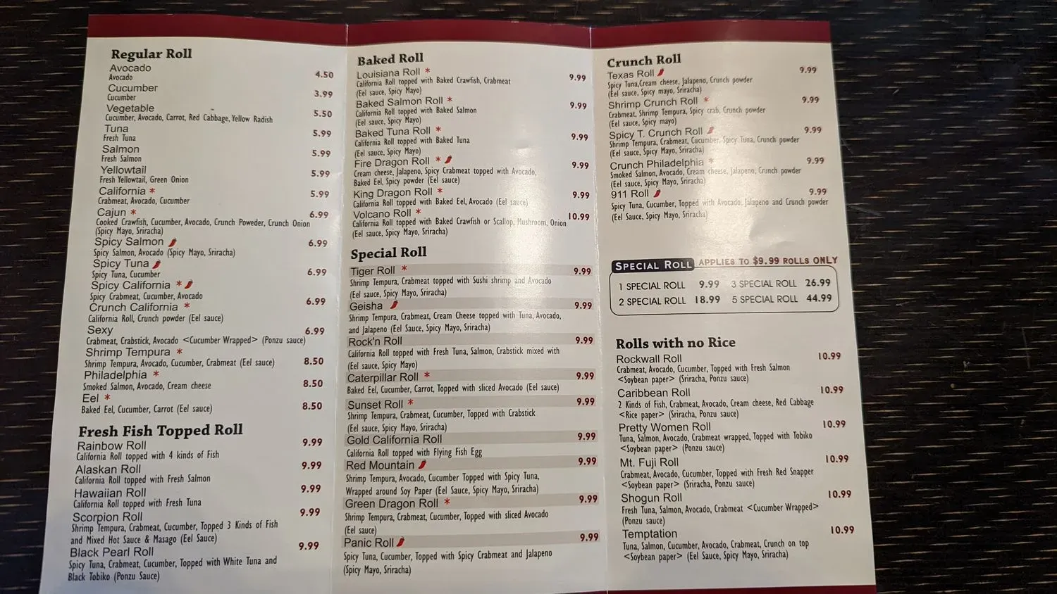 Menu 3