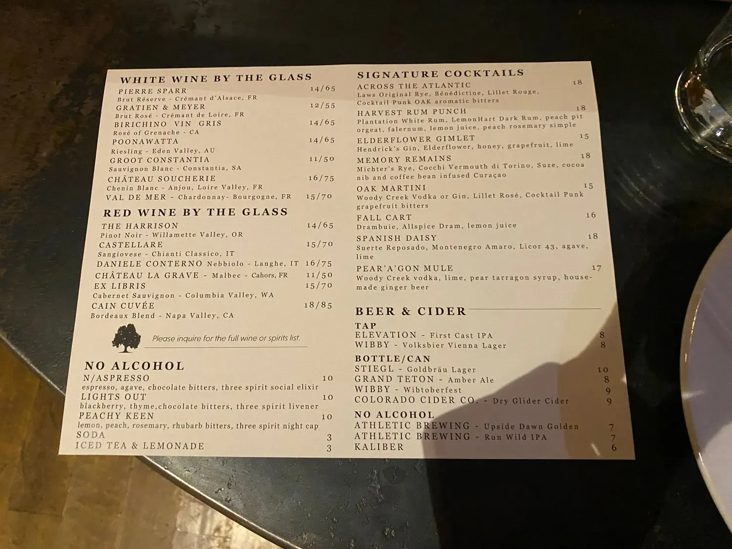 Menu 2