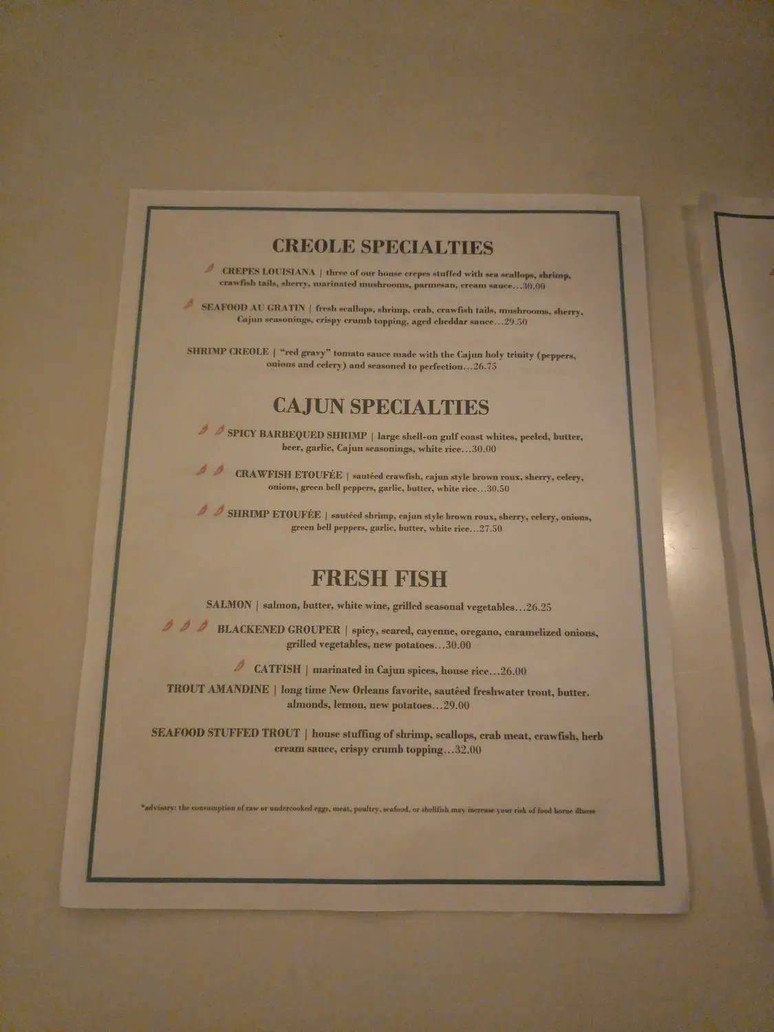 Menu 6