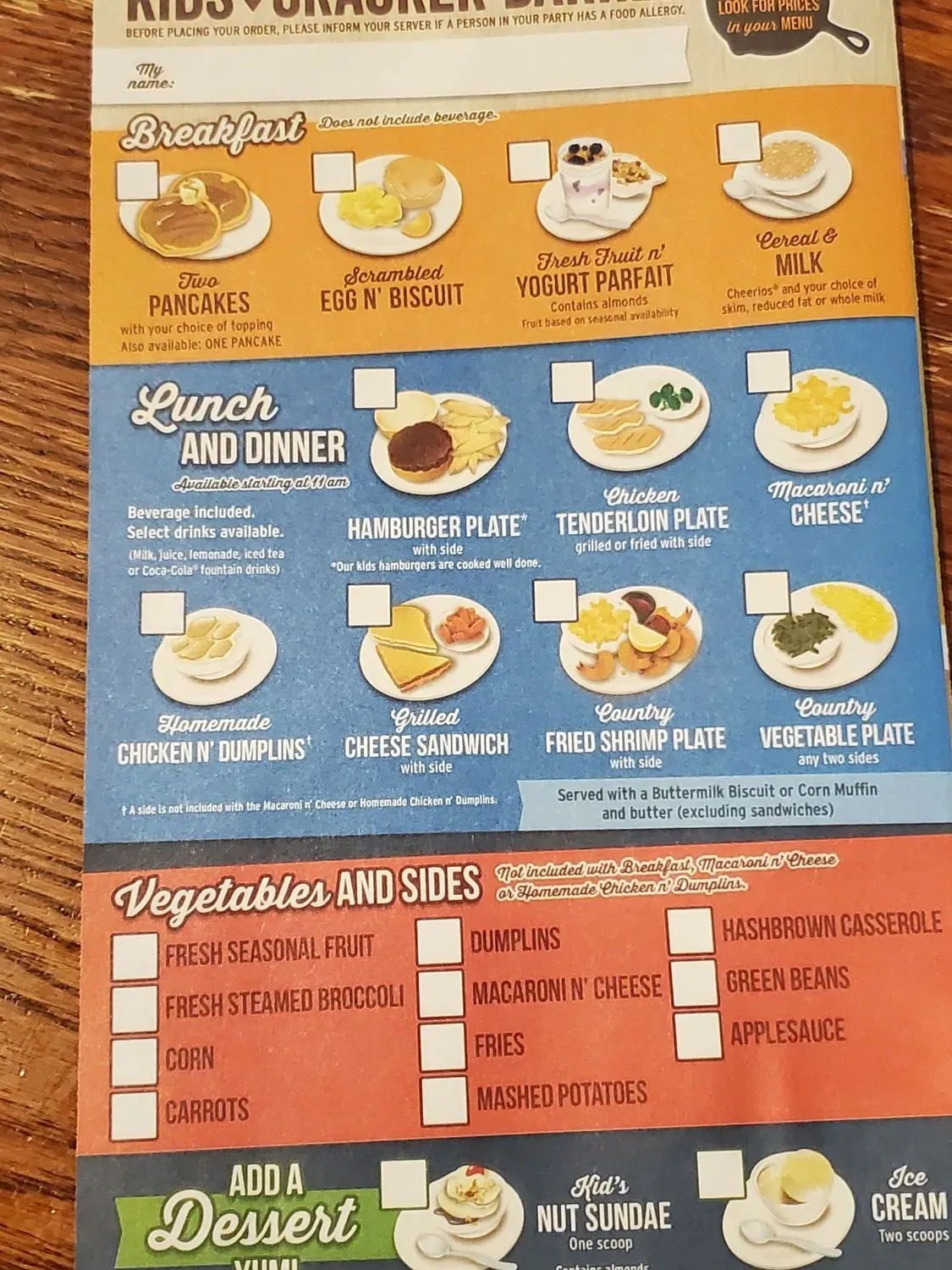 Menu 6