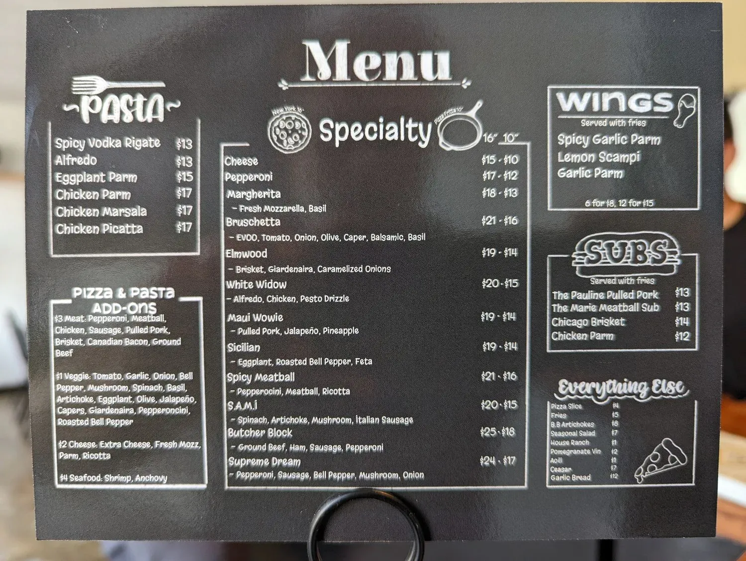 Menu 2