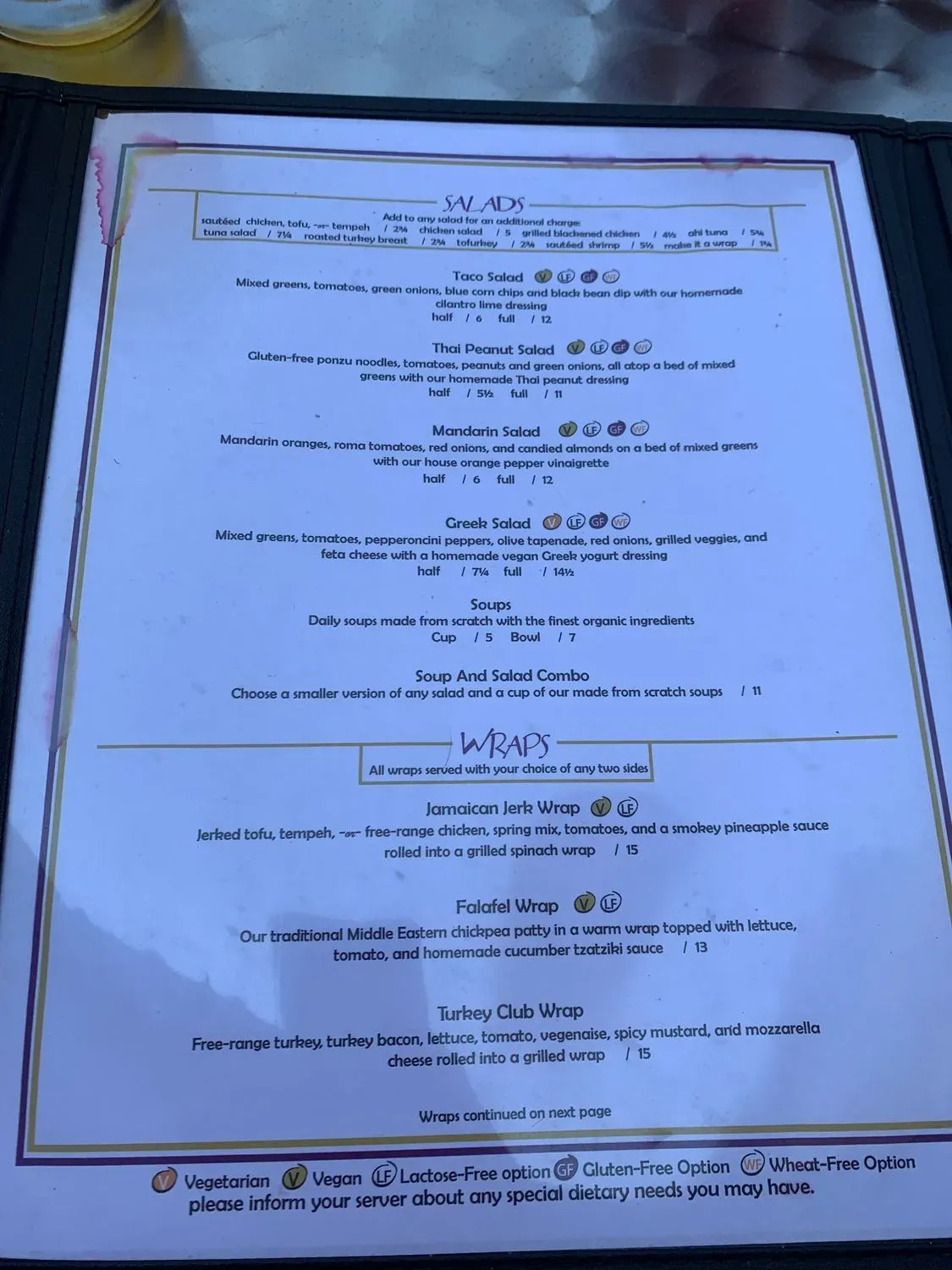 Menu 4