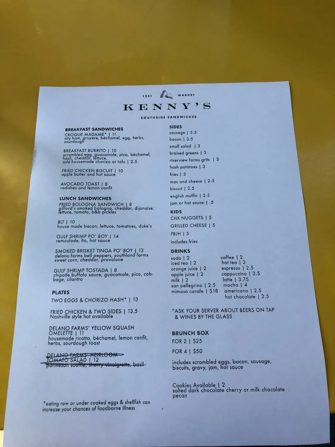 Menu 4