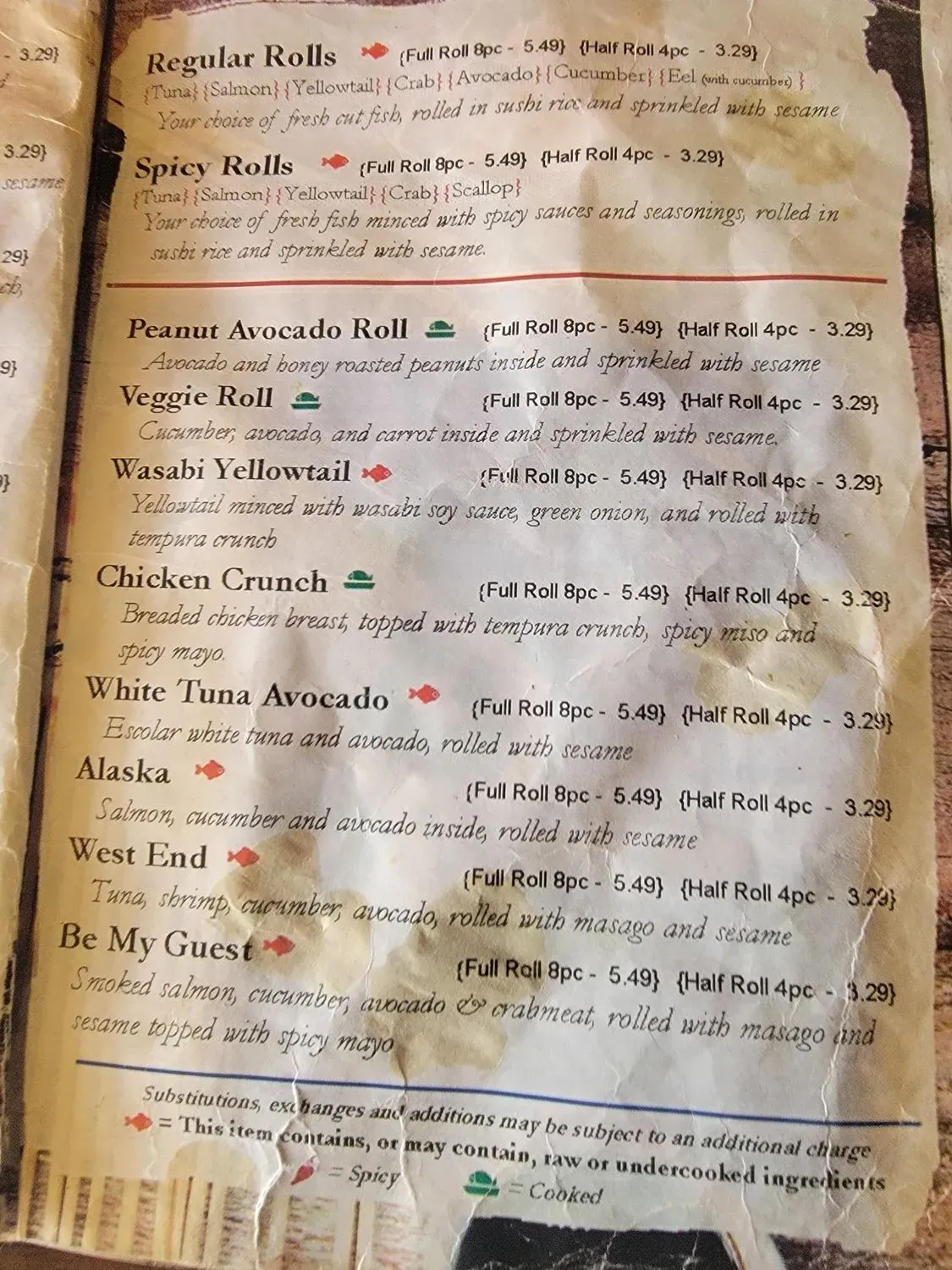 Menu 4