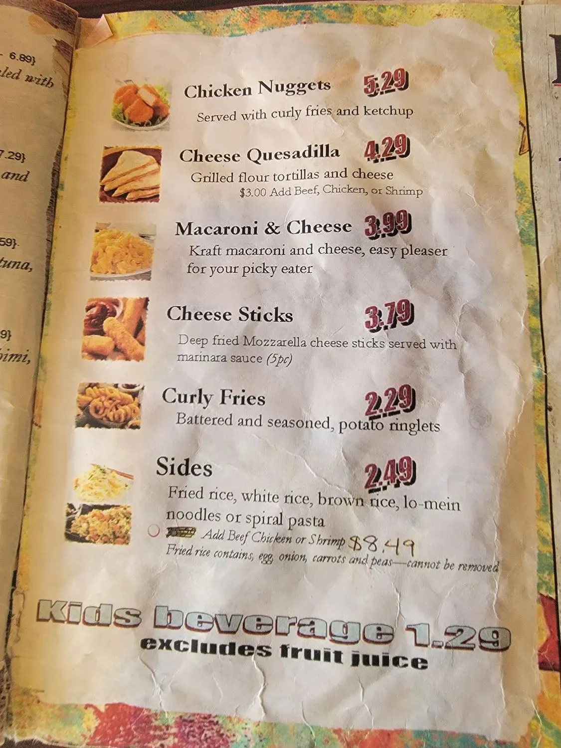 Menu 3