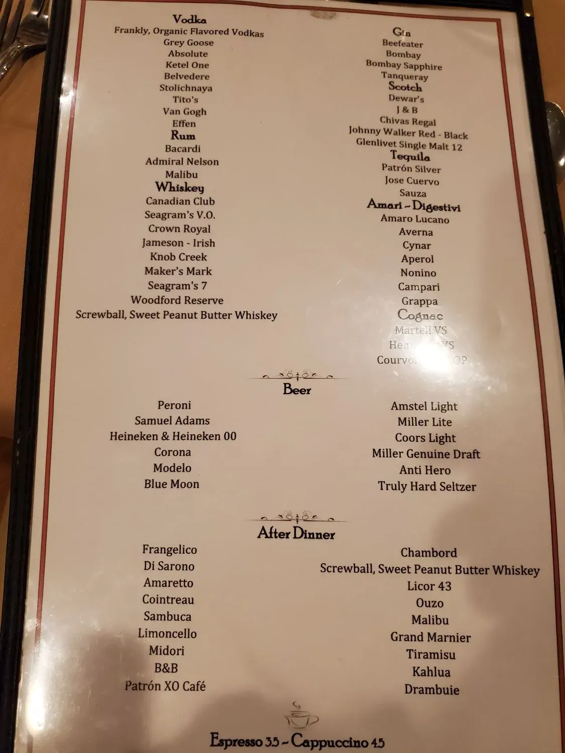 Menu 4