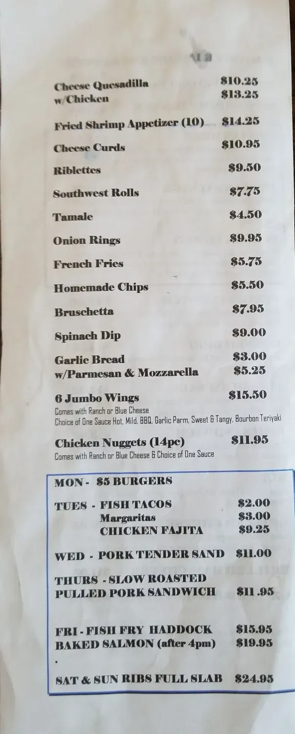 Menu 5