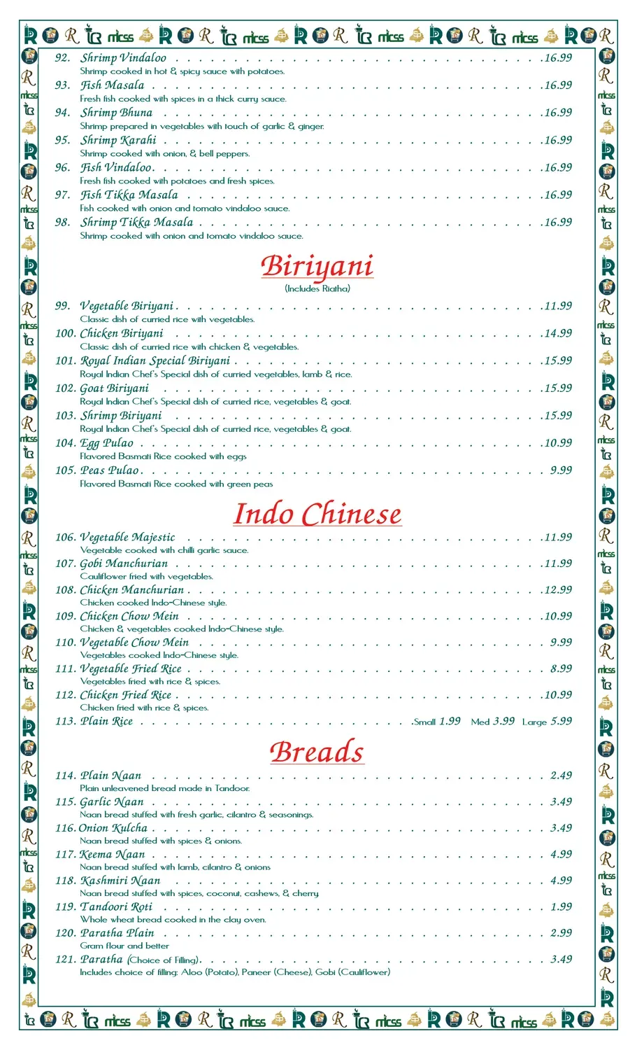 Menu 4