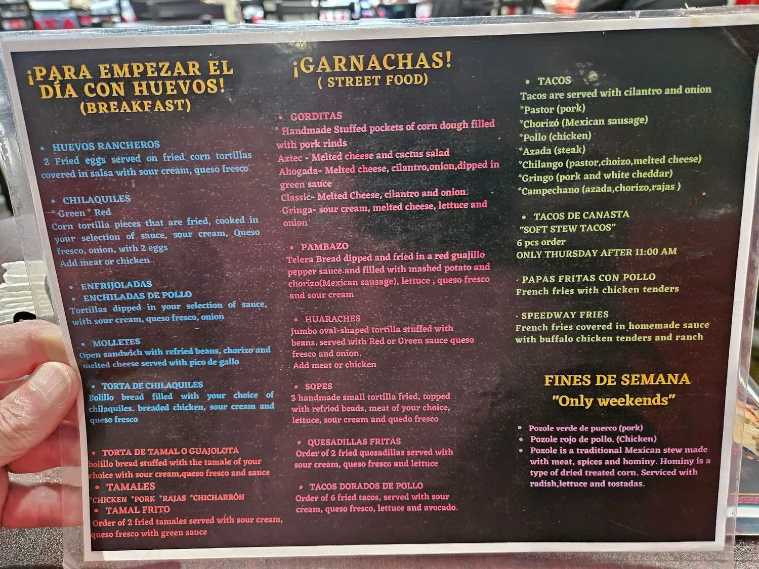 Menu 6