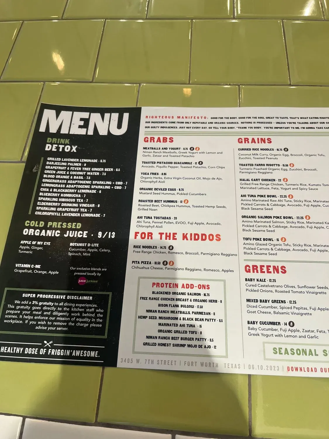 Menu 4