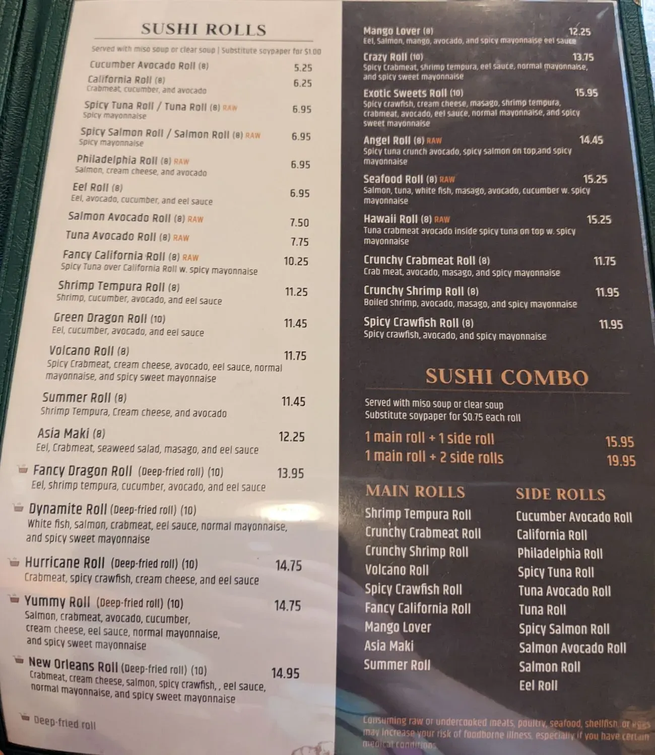 Menu 5