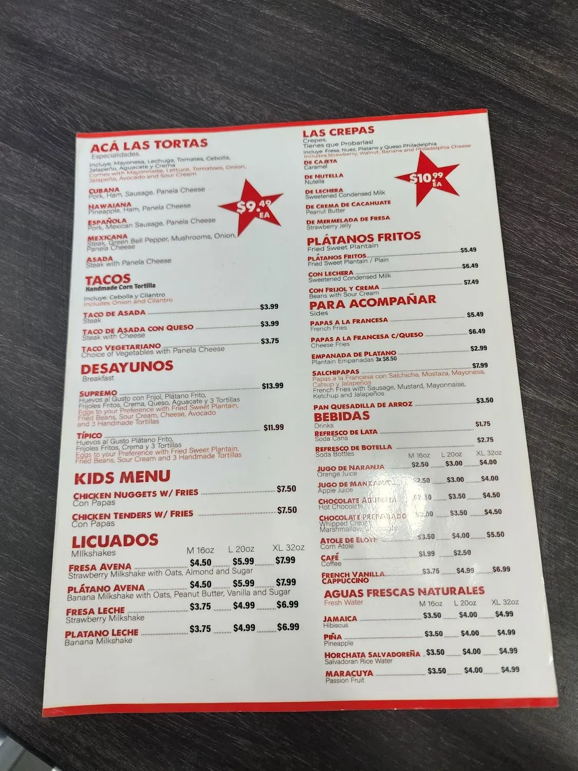 Menu 5