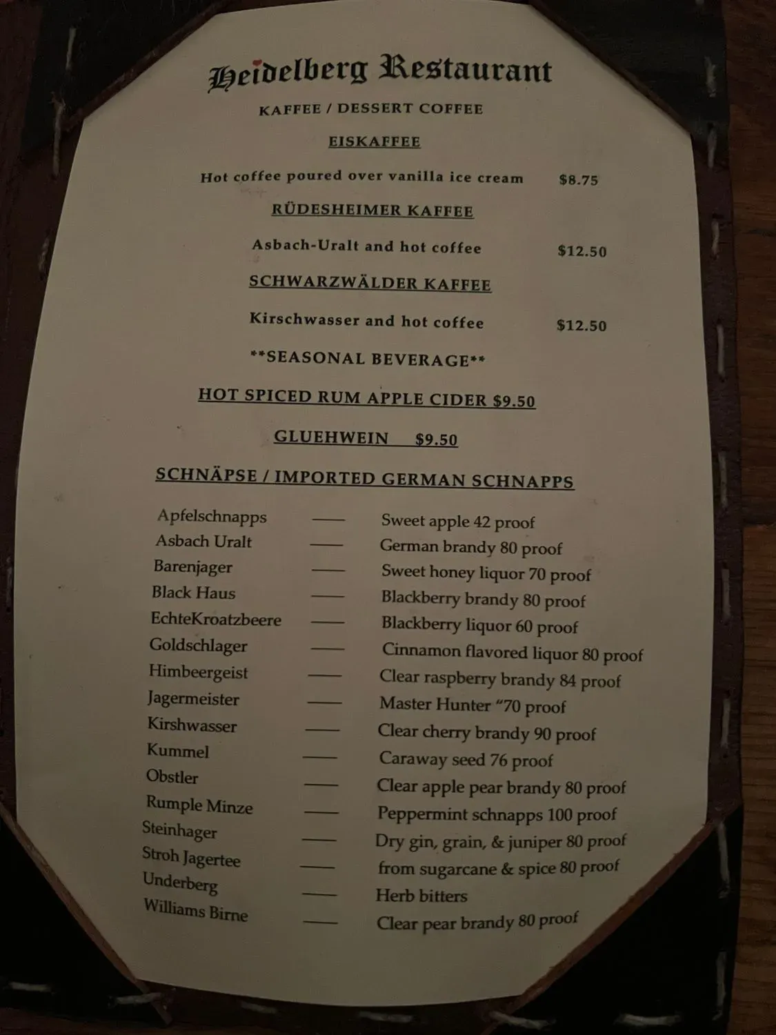 Menu 5