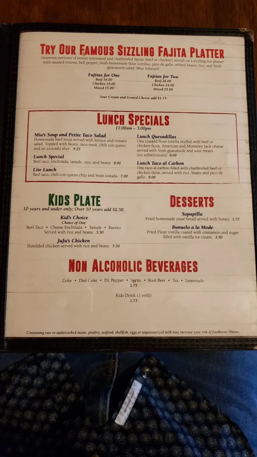 Menu 2