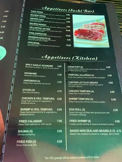 Menu 5