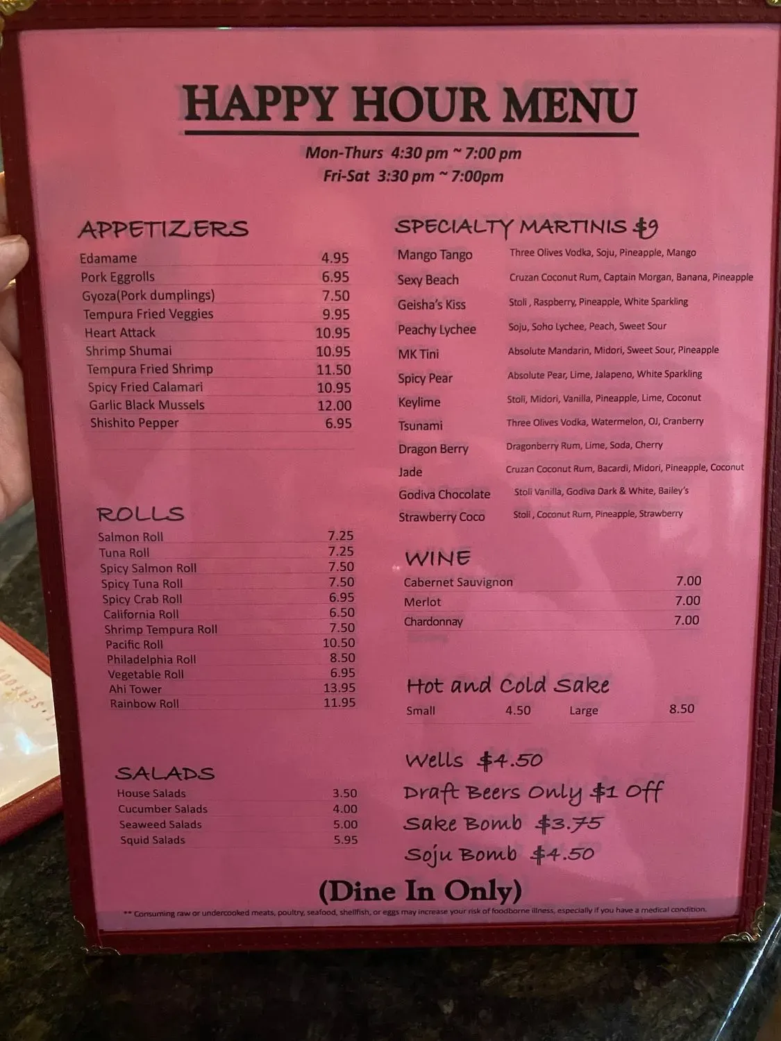 Menu 6