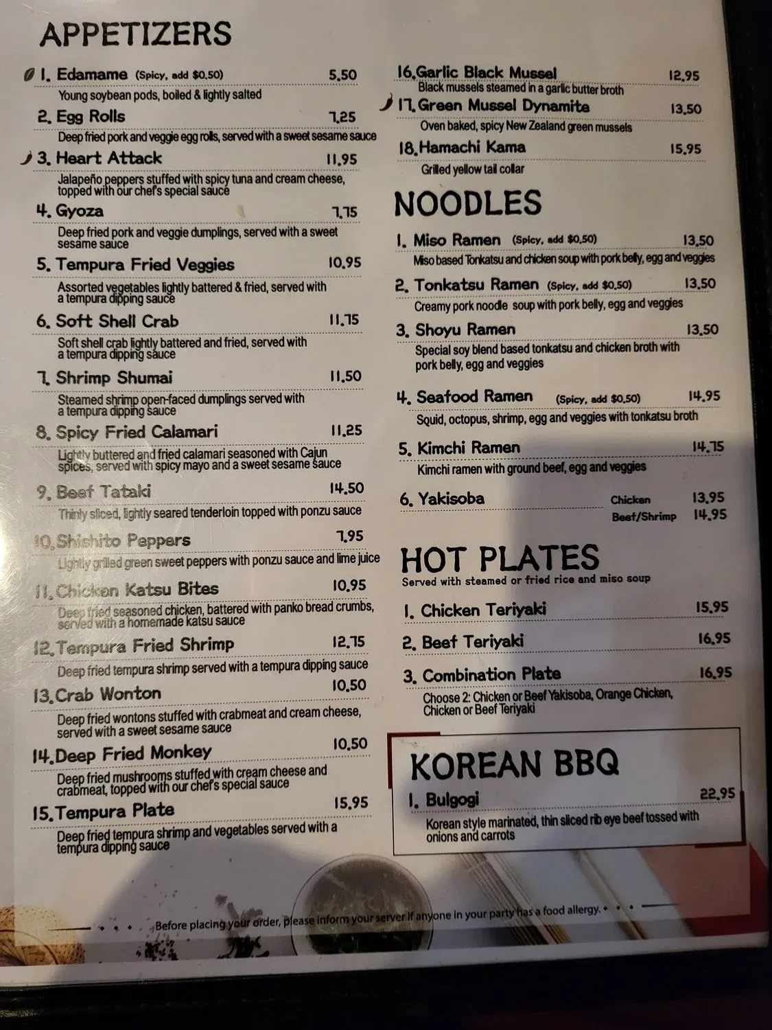 Menu 4