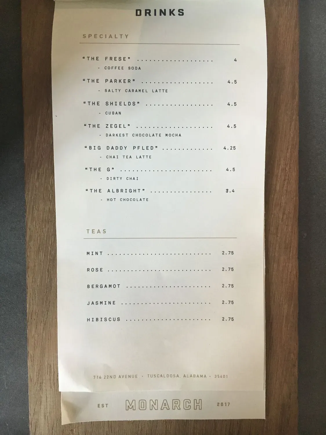 Menu 6