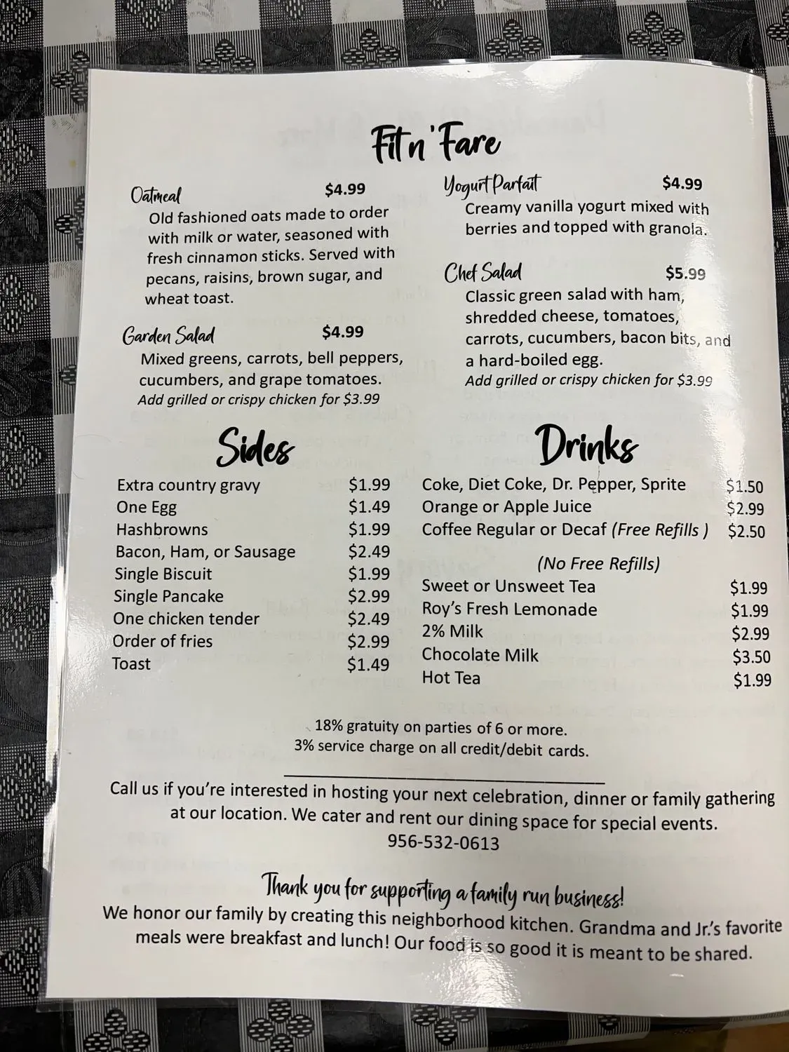 Menu 3