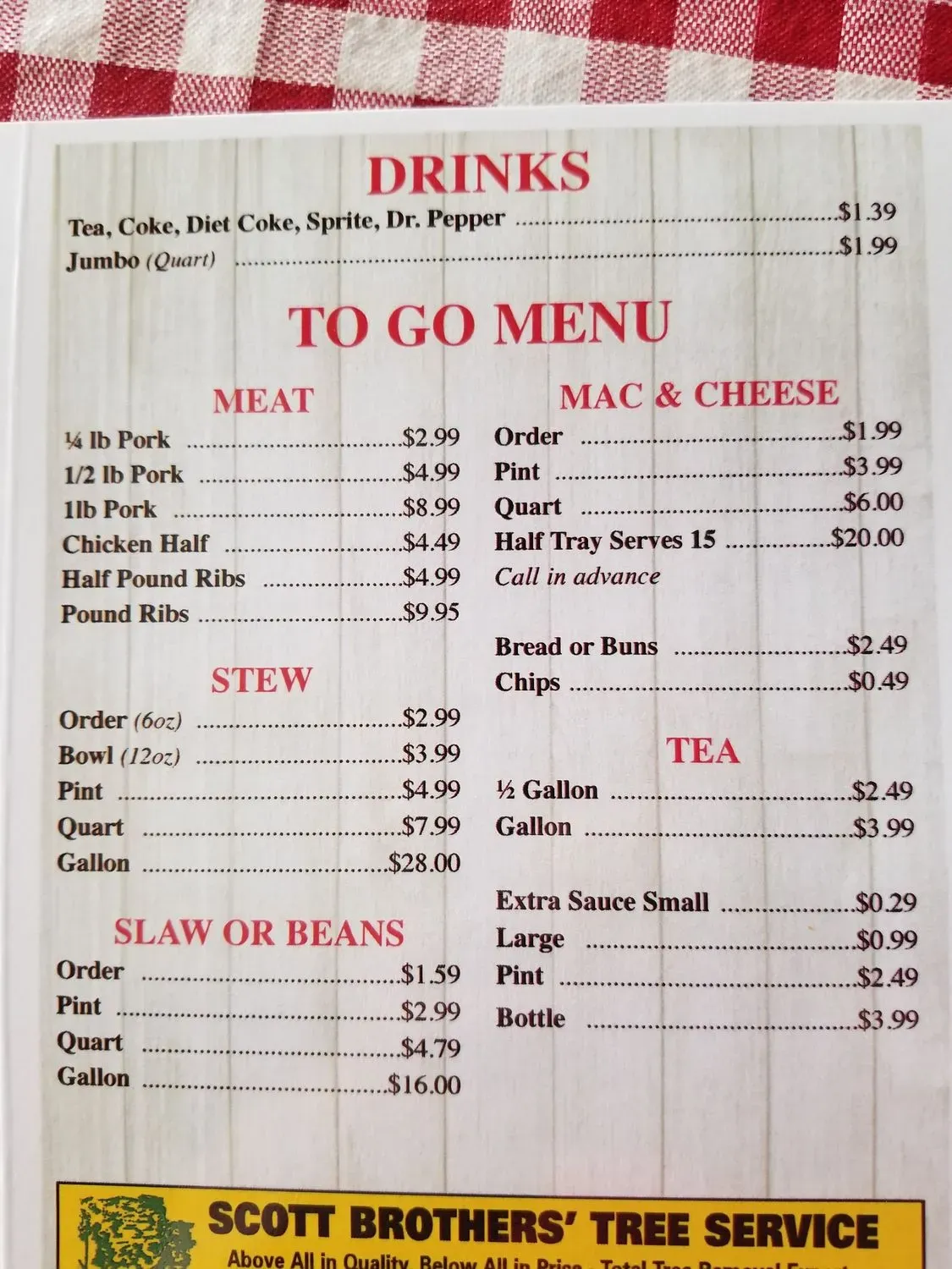 Menu 6