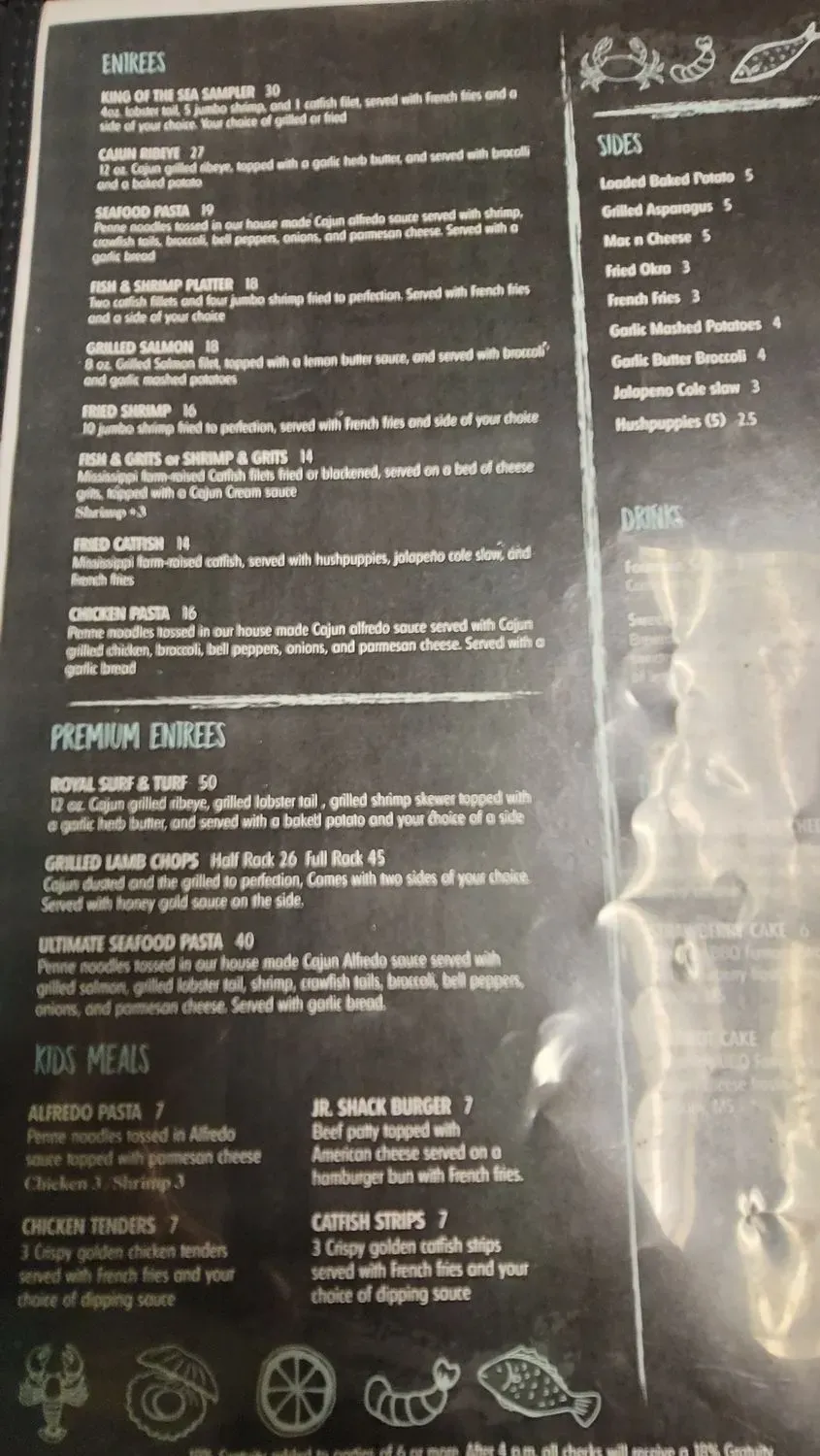 Flava Shack Seafood Menu - Updated November 2025