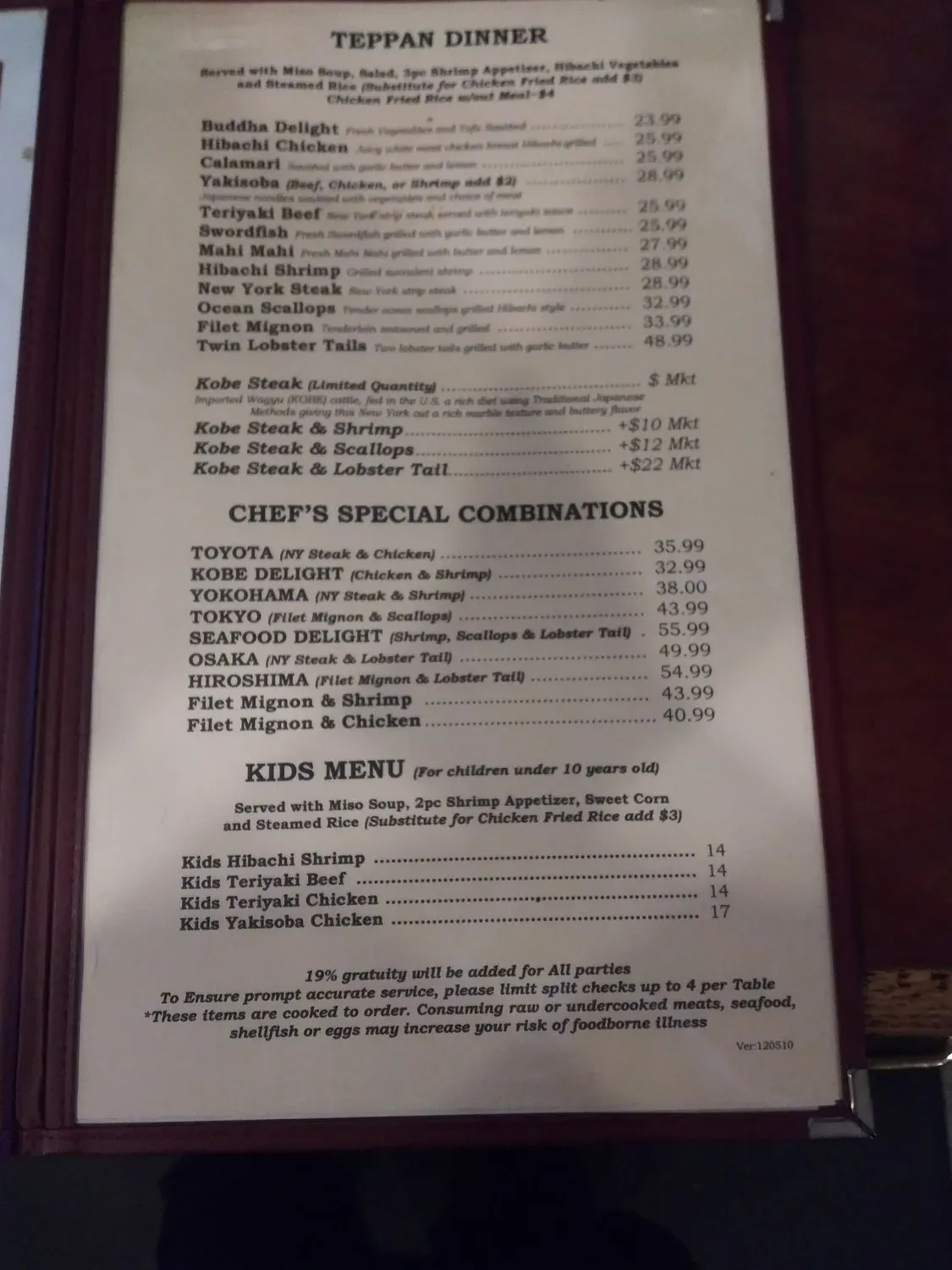 Menu 6