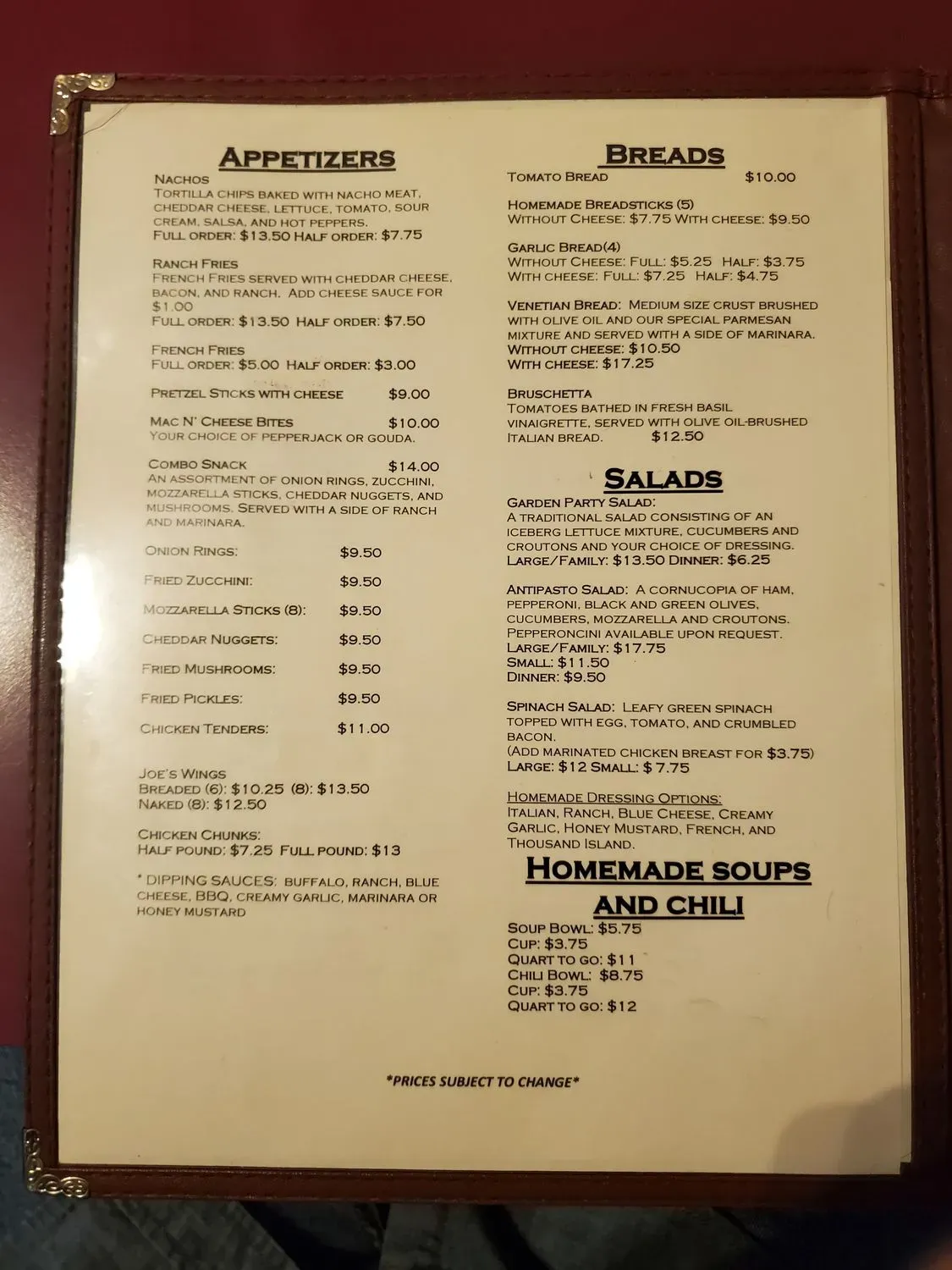 Menu 6