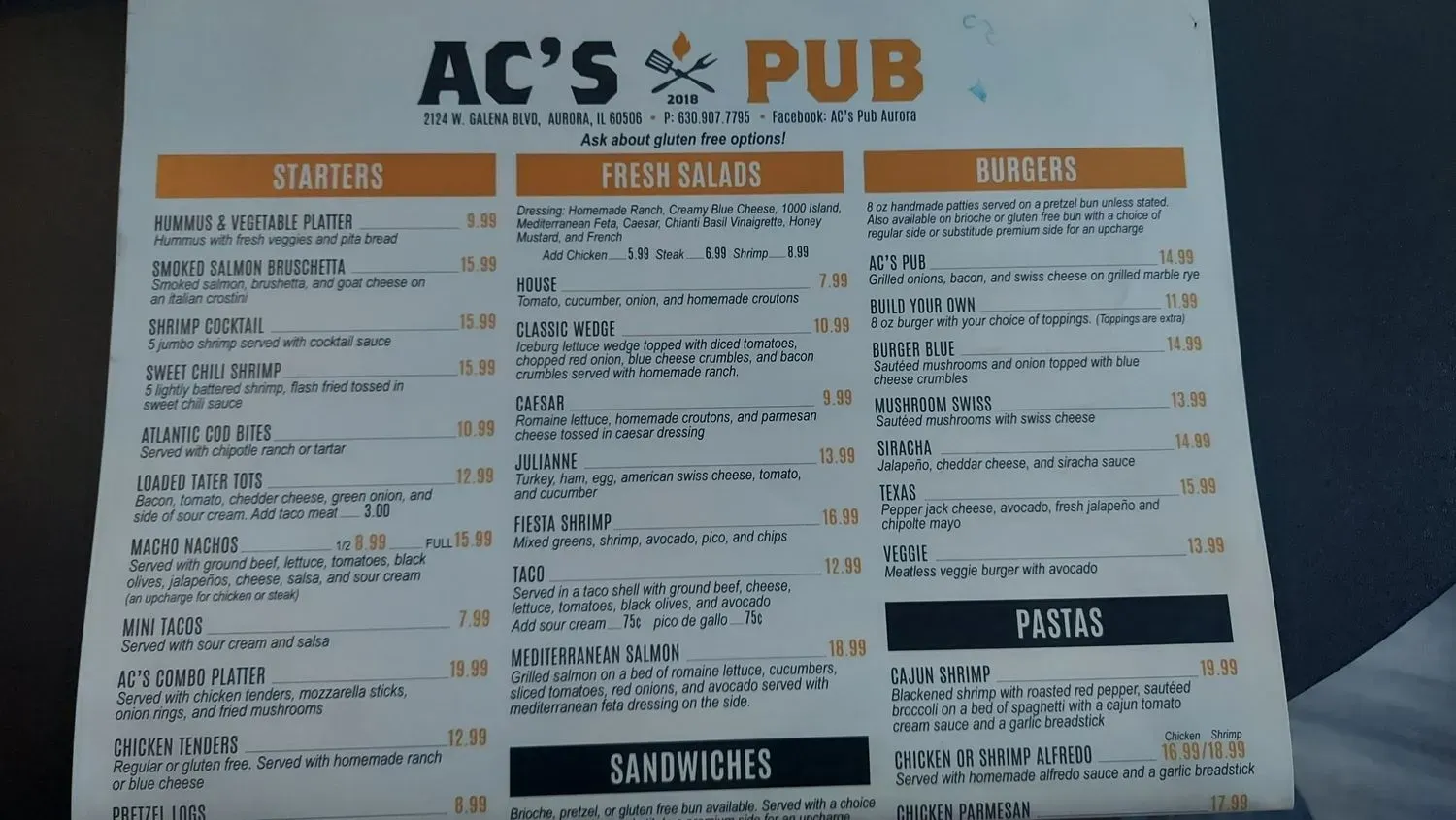 Menu 5