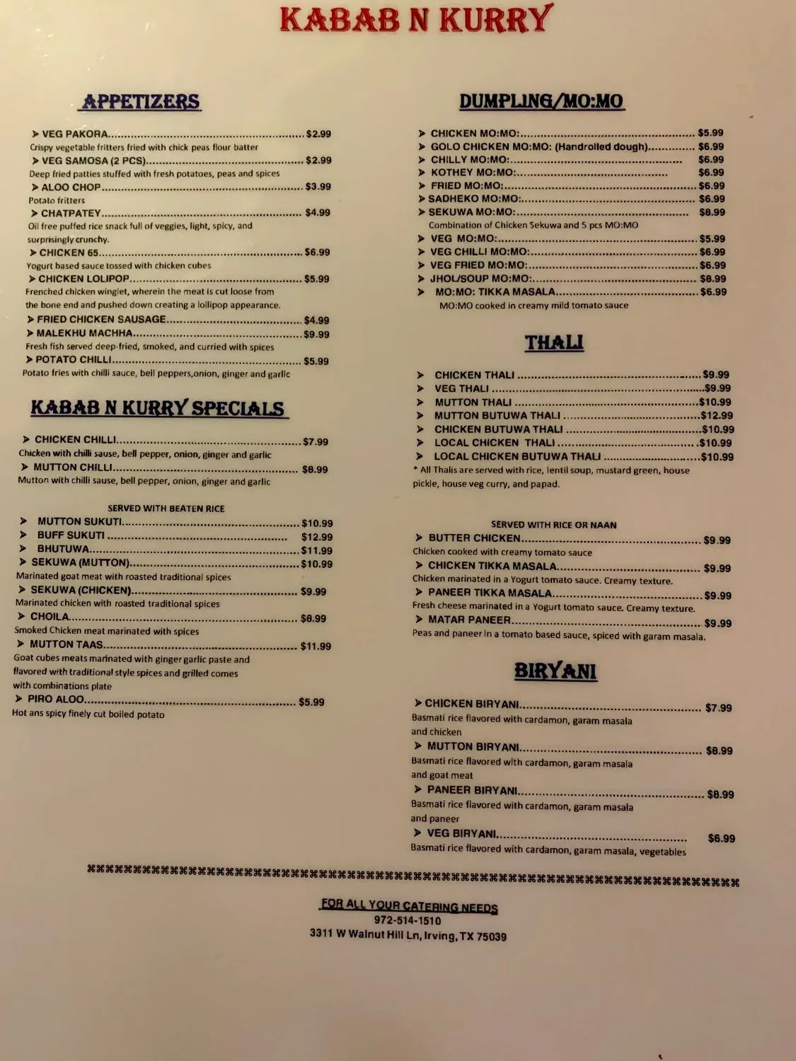 Menu 2