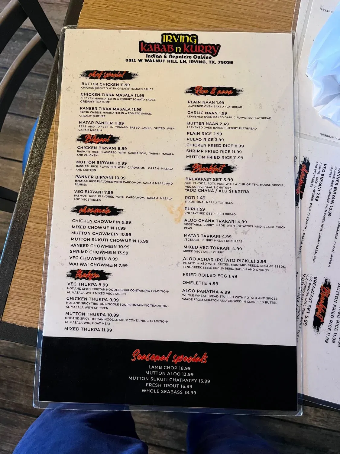 Menu 6